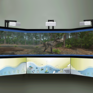 Aula Immersiva triplo schermo
